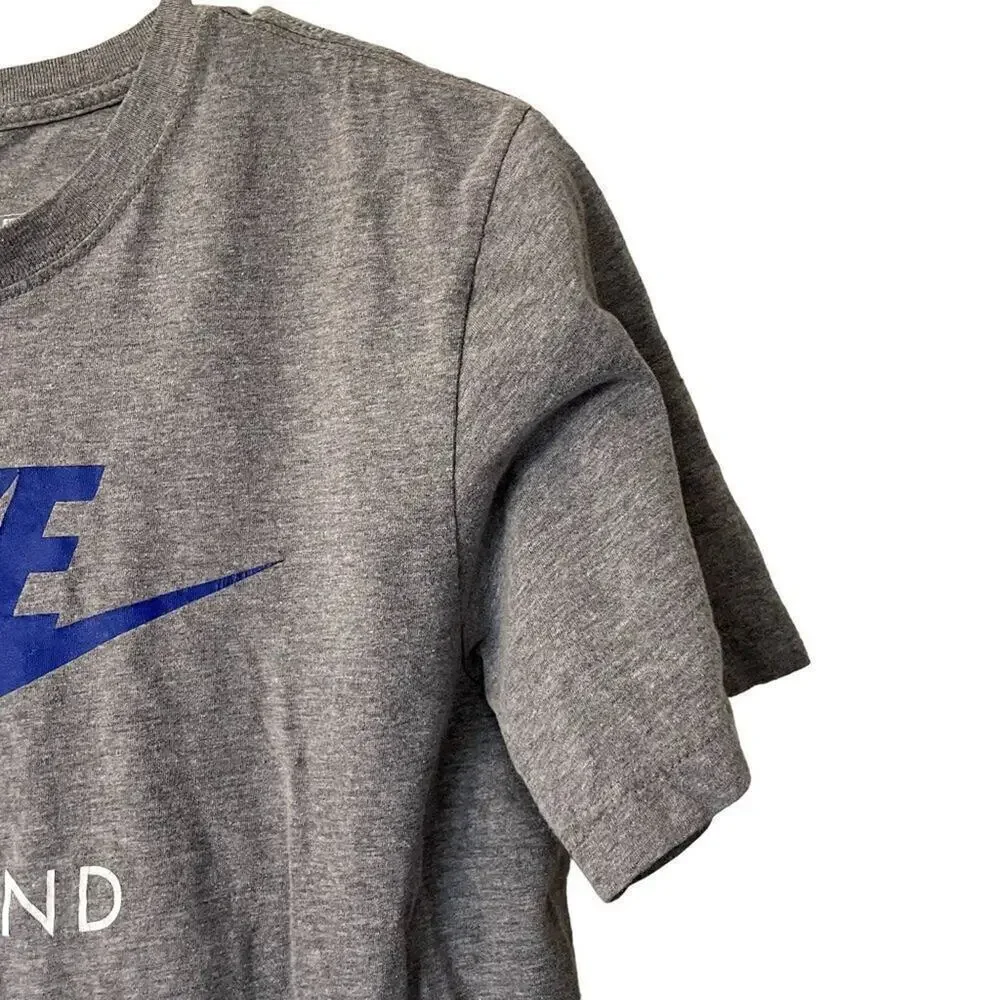 Nike Portland standard fit gray tshirt summer short sleeved w/ logo
